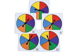 LEARNING ADVANTAGE Six-Color Spinners: Educational Fun for All!