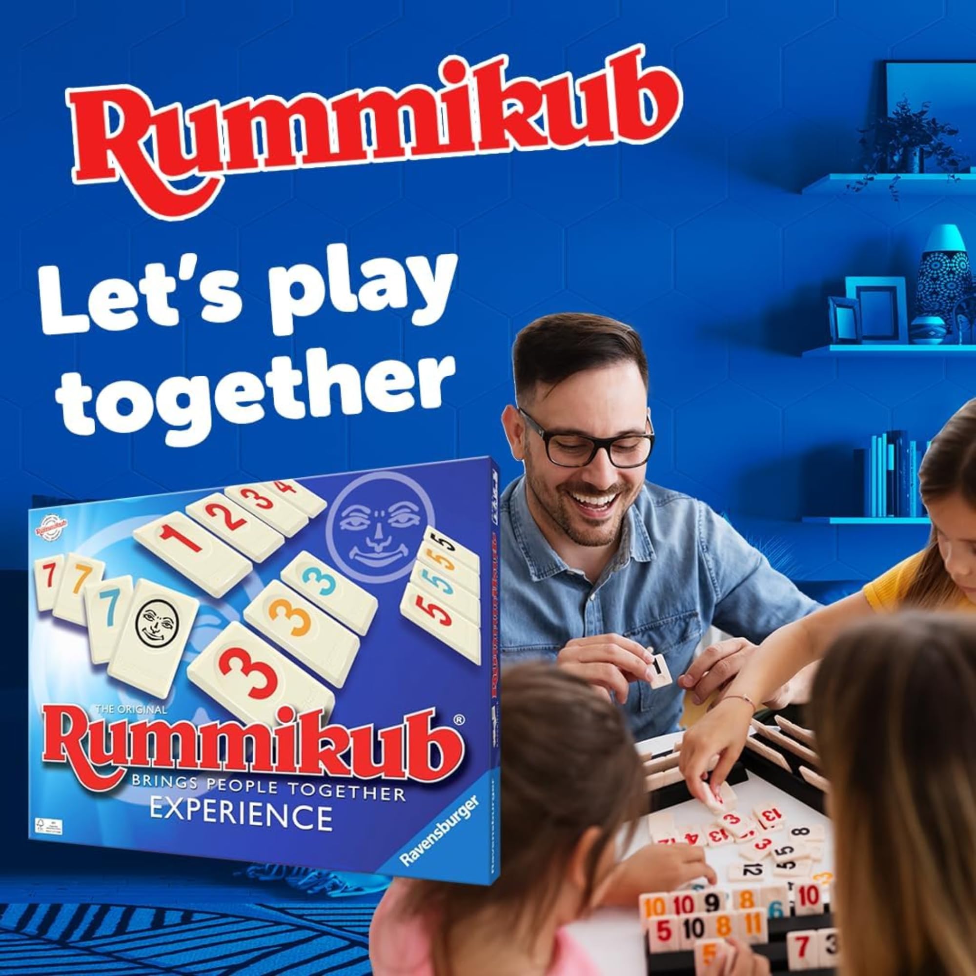 Ravensburger - Rummikub Classic | Giochi Da Tavolo Per Tutta La Famiglia | Giochi Da Tavolo Bambini 7 Anni O Più | 2-4 Giocatori | Gioco Da Tavolo Adulti