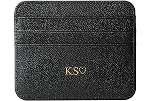 Personalized Gold Silver Initial Letters Custom Wallet Card