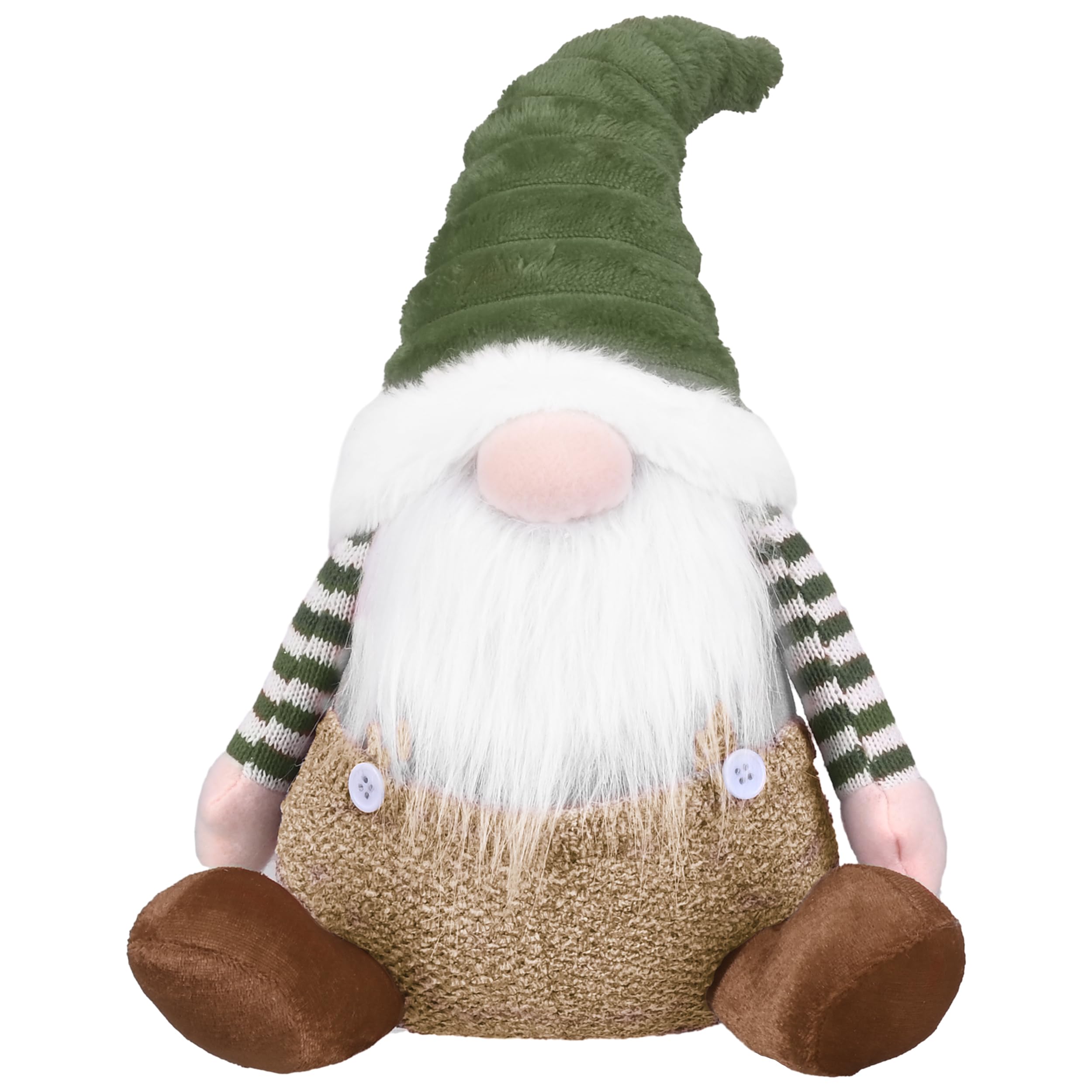 Gonk de Noël 36 cm stable cuivre et vert pour égayer un espace vide