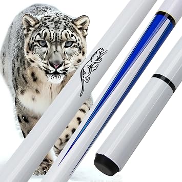 Pro Carbon Fiber & Glass Fiber Pool Cue Stick - 13mm Multi-Layer Leather Tip, 1/2 Split Design, Frosted Grip & Quick Three Teeth Connection, 19oz 148.5cm/58.46in