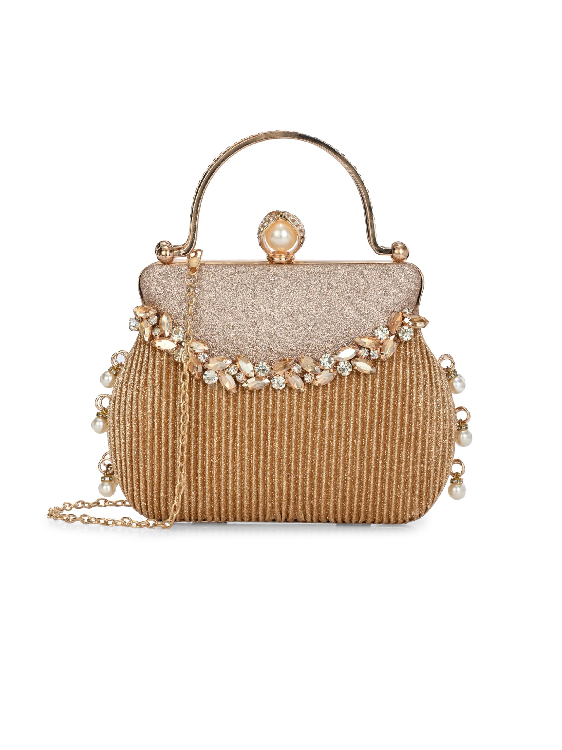 Handicraft Clutch Purse For Women with Elite Design Embroidered| Bridal, Party, Wedding Sling Bag