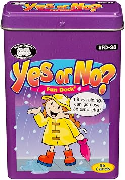 Super Duper Publications | Yes or No? Fun Deck Flash Cards | Educational Learning Resource for Children