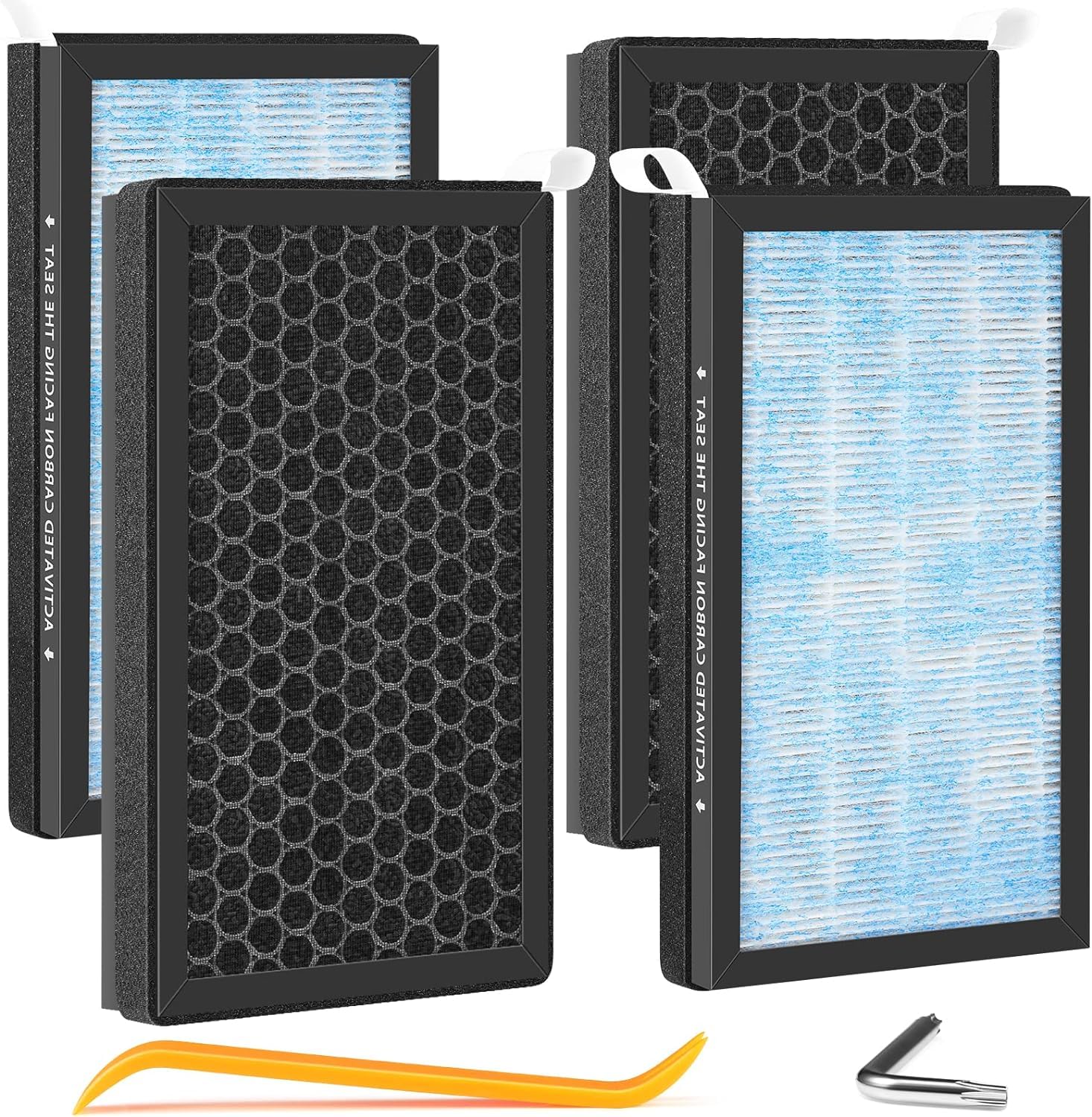 Cabin Air Filter Compatible With Tesla Model 3 and Model Y (4 Pack)