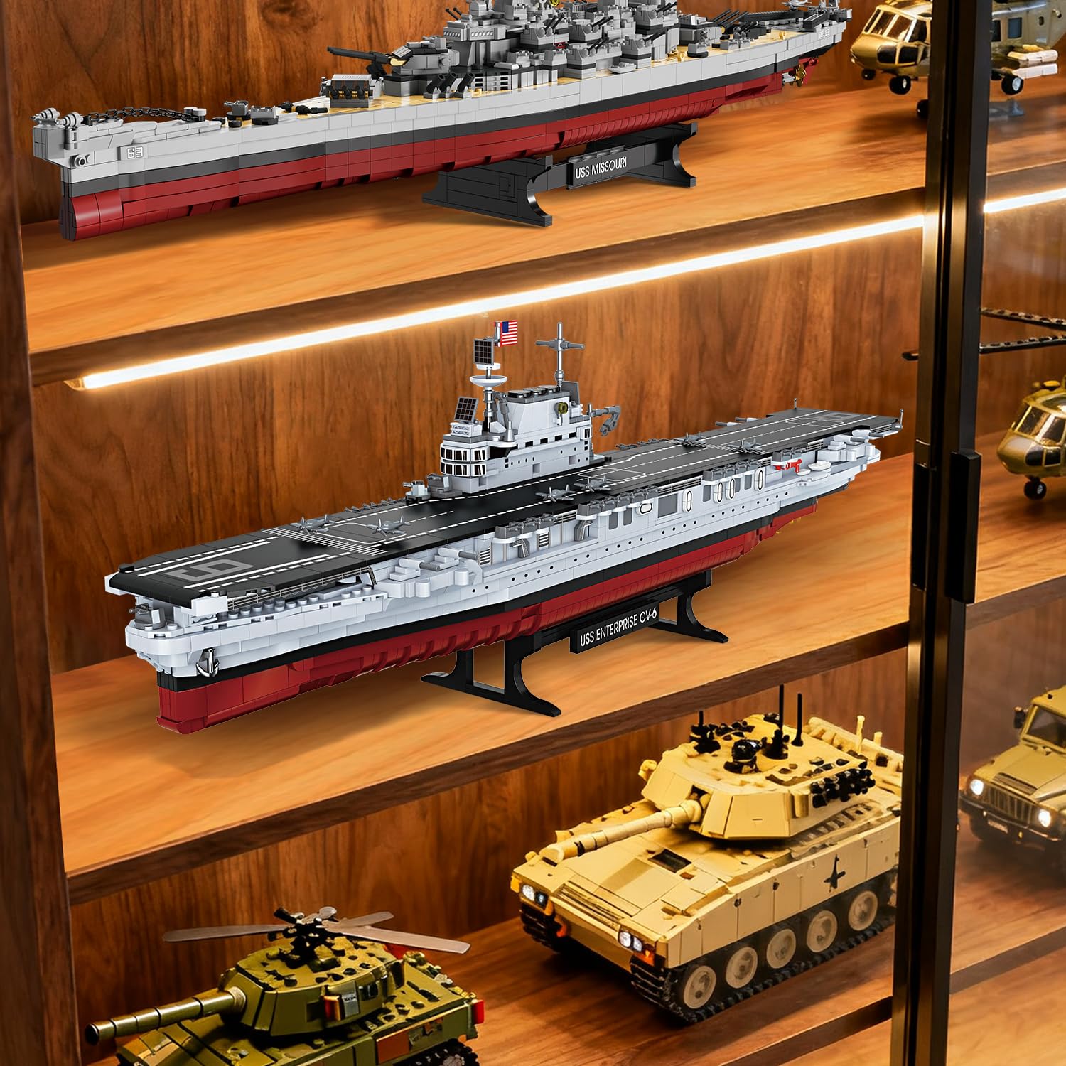 Amazon.com: Military Series World War II Battleship Building Kit
