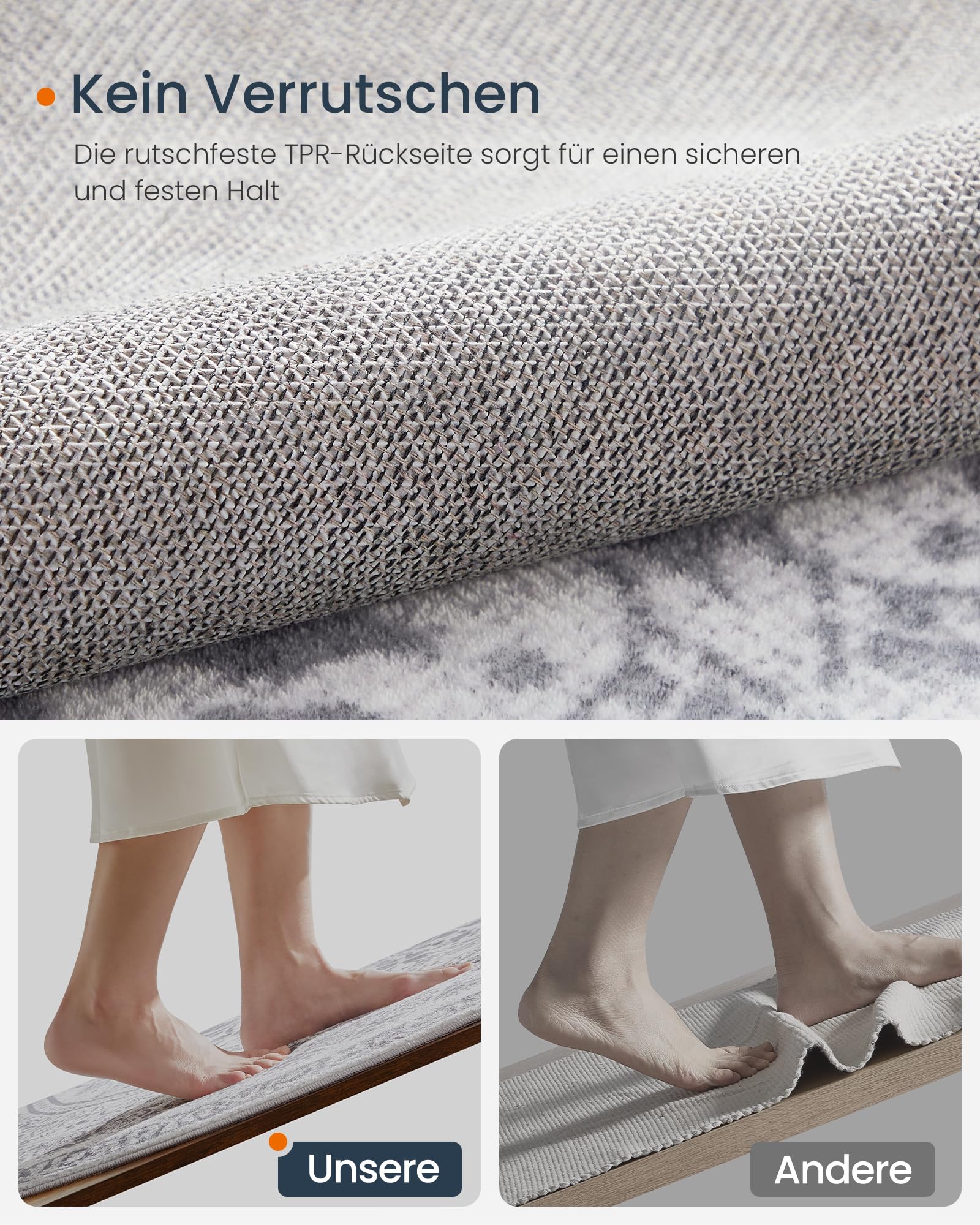 Songmics Home Wohnzimmerteppich – Bild 3