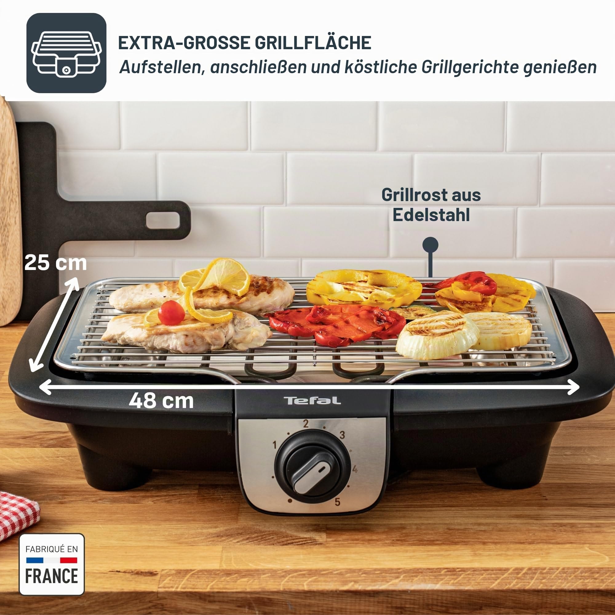Tefal Elektrogrill Easygrill Power 2500 W XXL