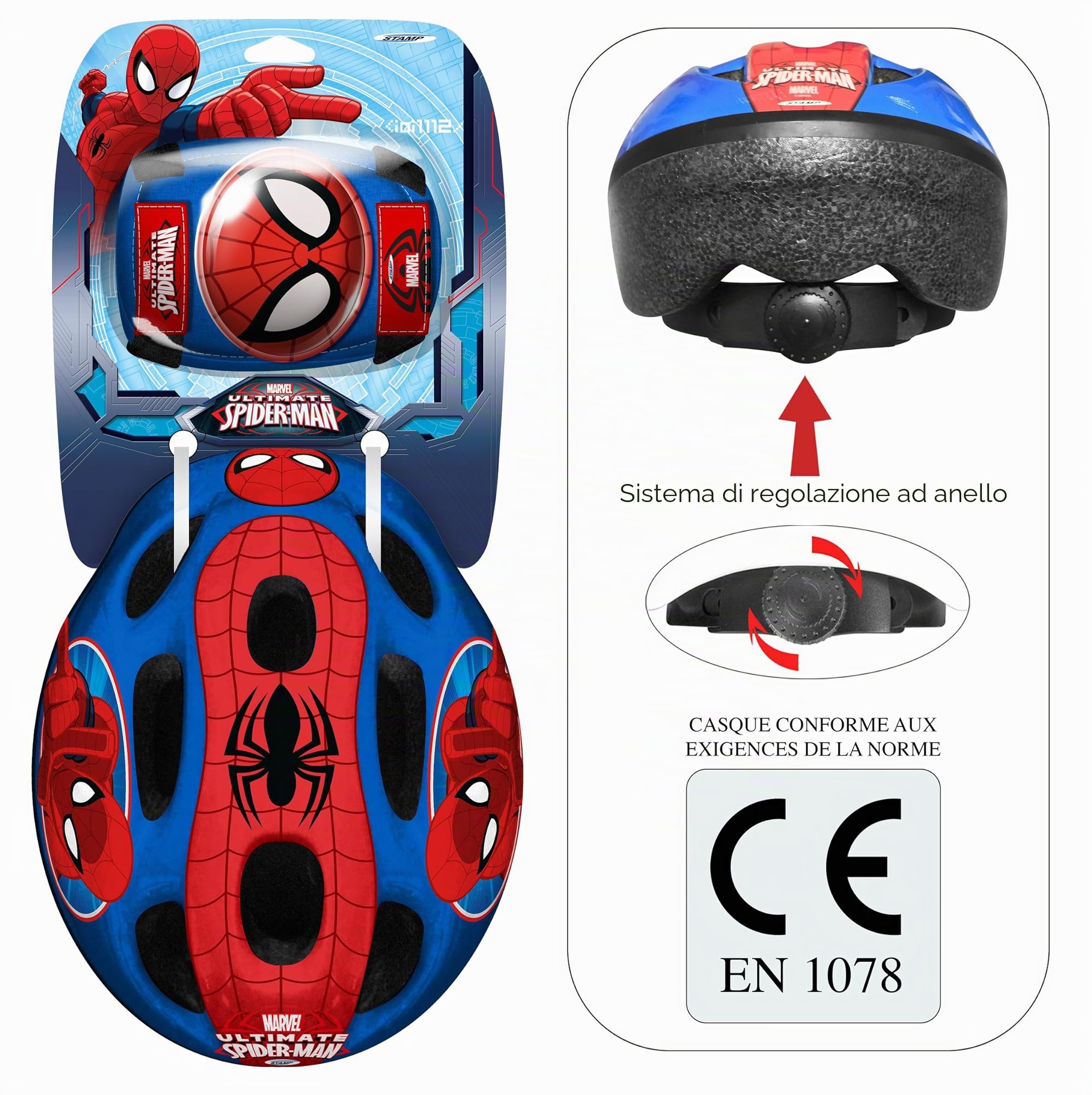 Stamp SM250507 Set di Protezione, da Ragazzo, Colore: Blu