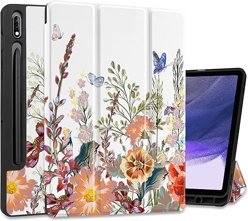 B0CCDP83FZ_image_0 DONGKE Funda para Samsung Galaxy Tab S9 de 11 pulgadas 2023 SM-X710X716X718, cuerpo completo a prueba de golpes + soporte triple + ranura para