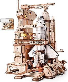 Comprar ROKR Puzzle 3D Madera el Transbordador Espacial, Maquetas para Construir Adultos Cohete, Regalos de Cumpleaños para Niños y Adultos, Space Shuttle, LKA02