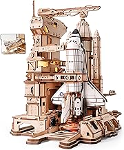 ROKR Puzzle 3D Wood Space Shuttle, Model Kits for Building Adults Rocket, Birthday Gifts for Kids and Adults, Space Shuttle, LKA02