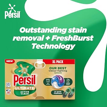 Persil Ultimate Active Clean Washing Capsules 38 washes