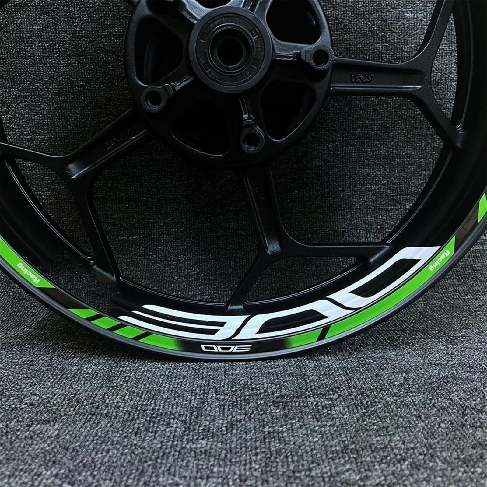 Reflektierender Aufkleber Für Motorrad-Radnaben Für Z300, Reflektierender Nachtdekorationsstreifen, Reflektierender Aufkleber Für Radnaben Felgenaufkleber vorne und hinten(Farbe 4)