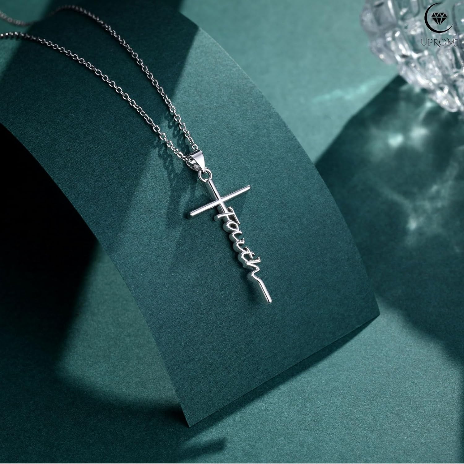 UPROMI Cross Necklace for Women Christian Gifts for Mom/Daughter/Nana/Strength - Image 7