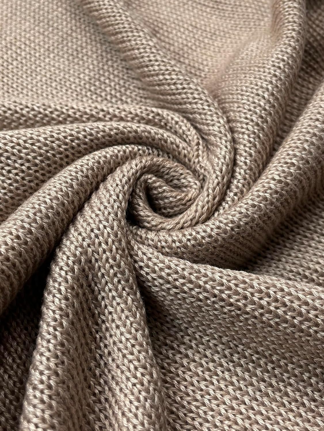 Womens Crochet Knit Loose Fit Basic Beach Mini Vest Dress Summer 2025 Crew Neck Side Slit Bathing Suit Cover Up - Image 7