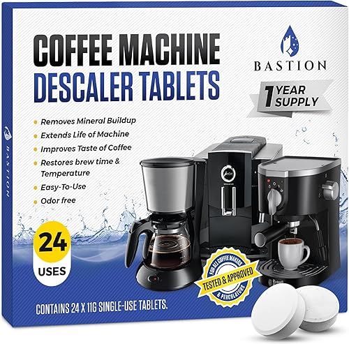 Miniatura 10 de Solución de polvo descalcificante (6 usos) Limpiador descalcificador para máquina de café  Compatible con Breville Keurig Nespresso Delonghi Ninja