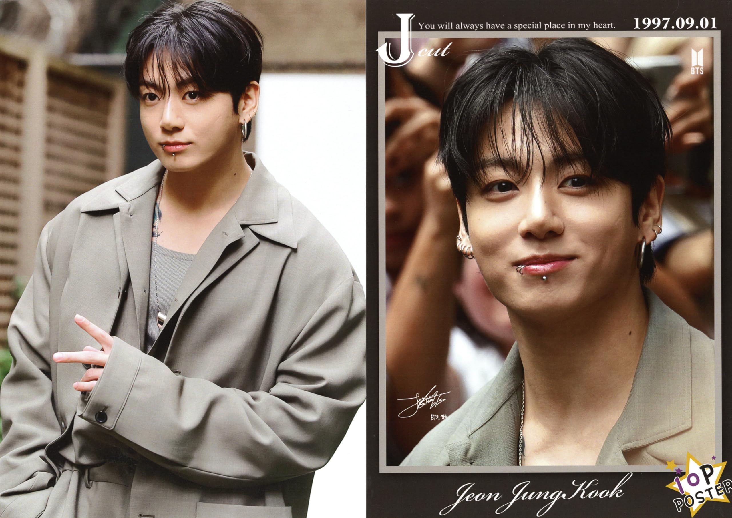 BTS グク　ポスター BTS ジョングク グク JUNGKOOK ポスター MADE IN KOREA - メルカリ