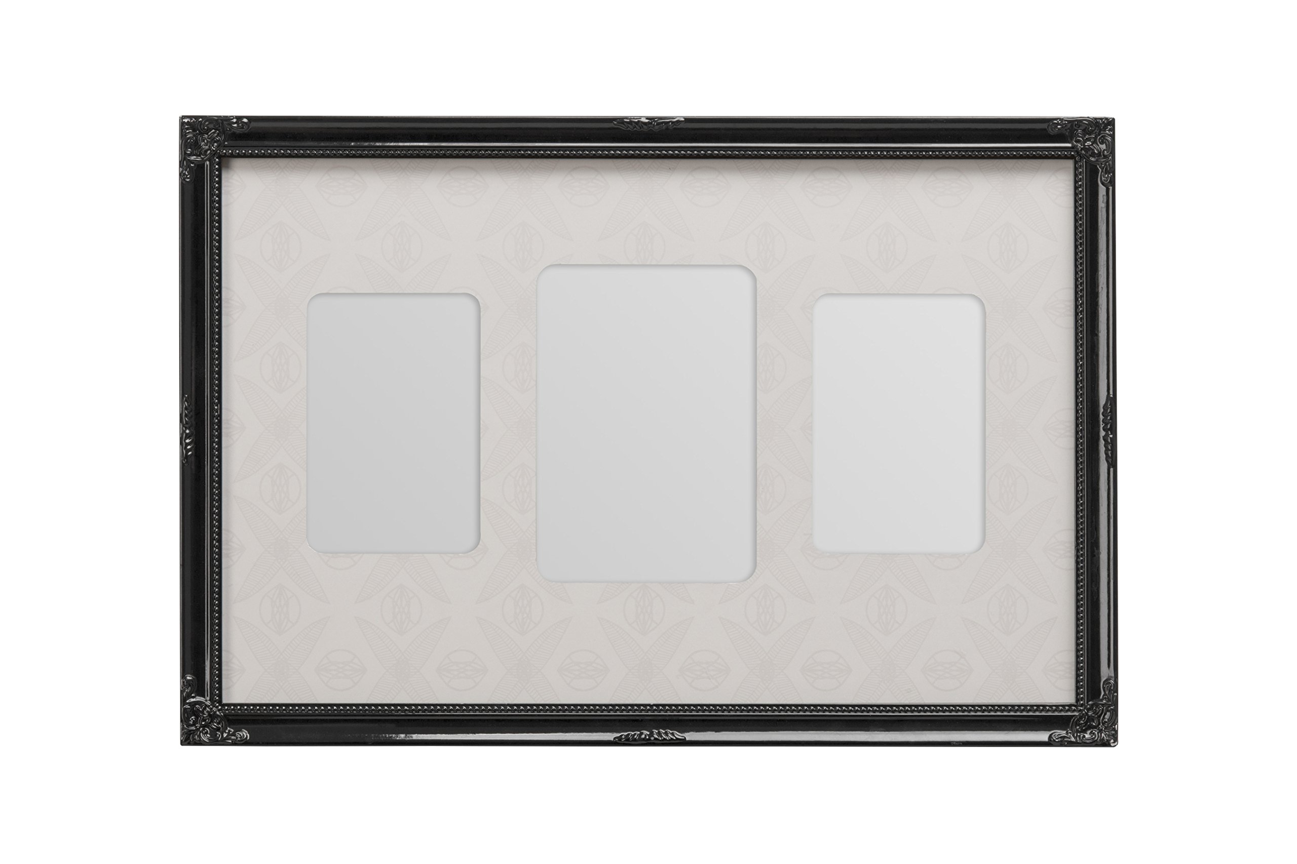Maren Black 3 Multi Photo Frame - Black