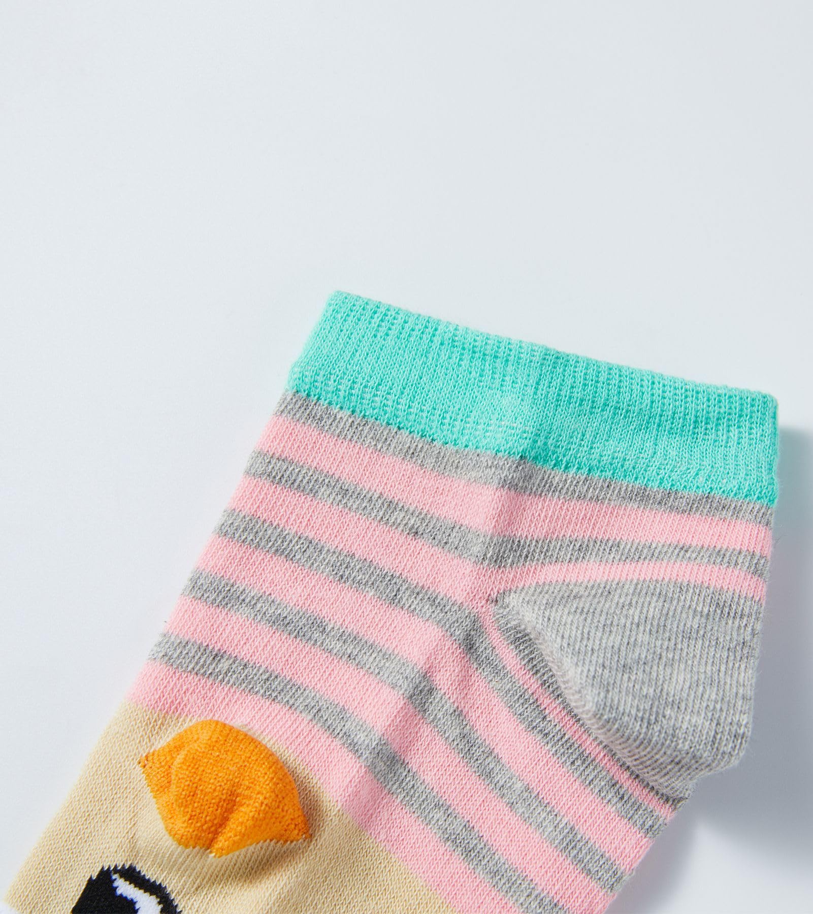 HONOW Women's Low Cut Toe Socks Ankle Cotton Running Socks(Pack of 5/6): Color 10 (Ankle Length)