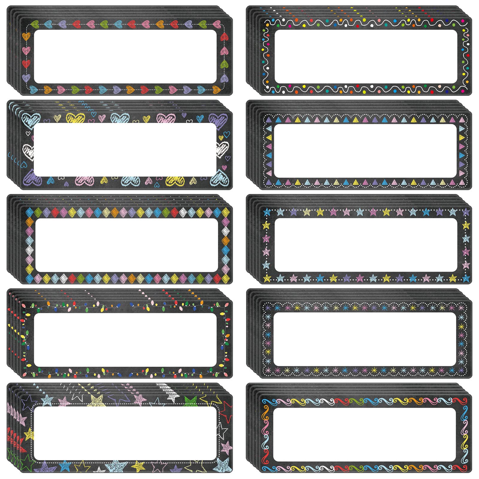 Buy 50 Pcs Students Name Plates 3.15 x 1.18 Inch Name