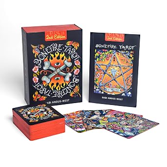 Bonefire Tarot Tarot Kit Box Set with 78 Cards and Guide Book