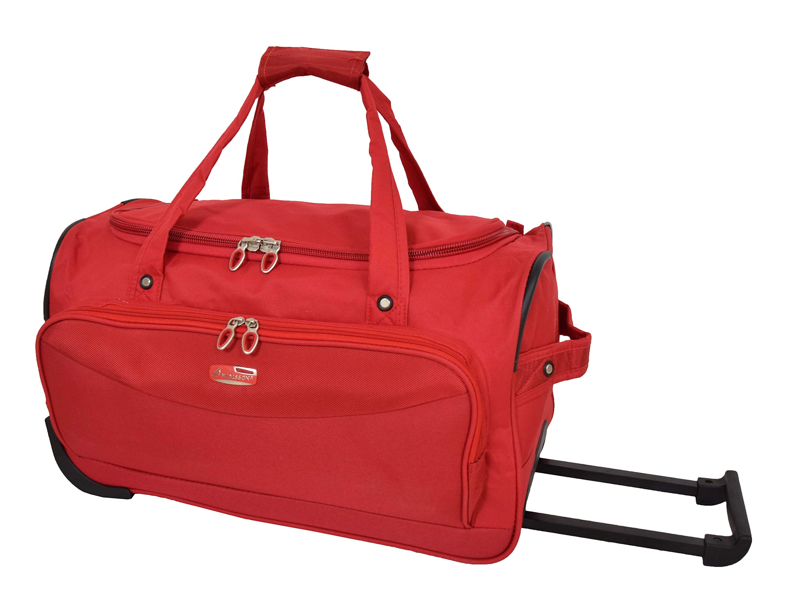 Hol Dall HL452 - Bolsa de viaje ligera con ruedas para fin de semana, Red, M, Hol con ruedas