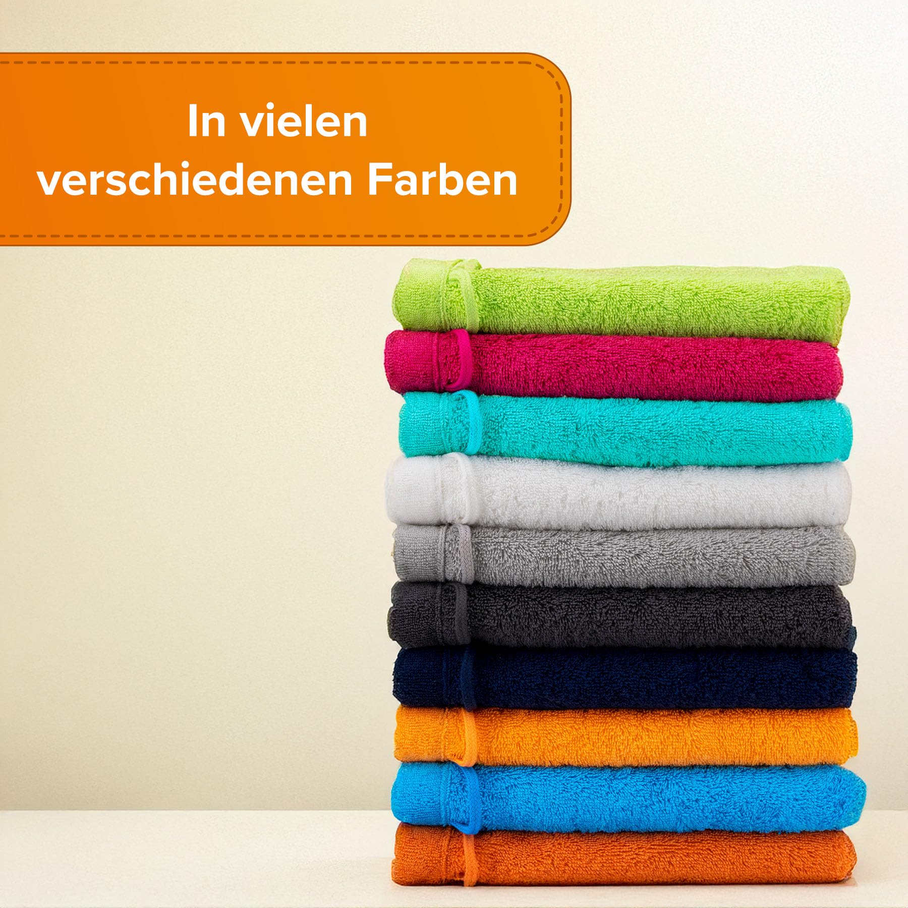 Deitert Cawö Premium Handtuch mit Namen oder Wunschtext Bestickt, personalisiertes Duschtuch, individuelles Badetuch, Made in Germany, 100% Baumwolle, 50 x 100 cm pink