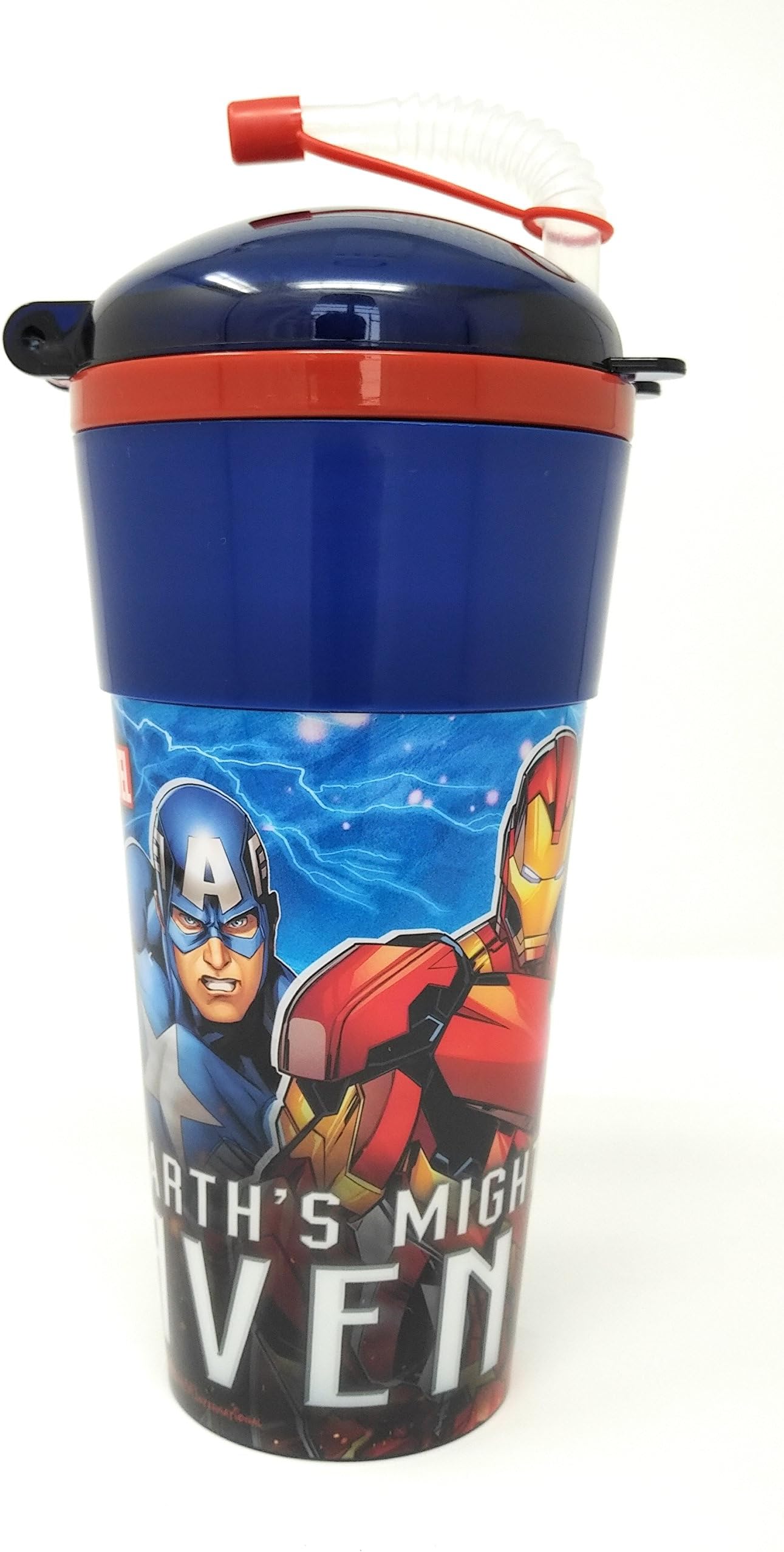 HM Disney and Marvel Avengers Character Snackeez Cup, 2 in 1