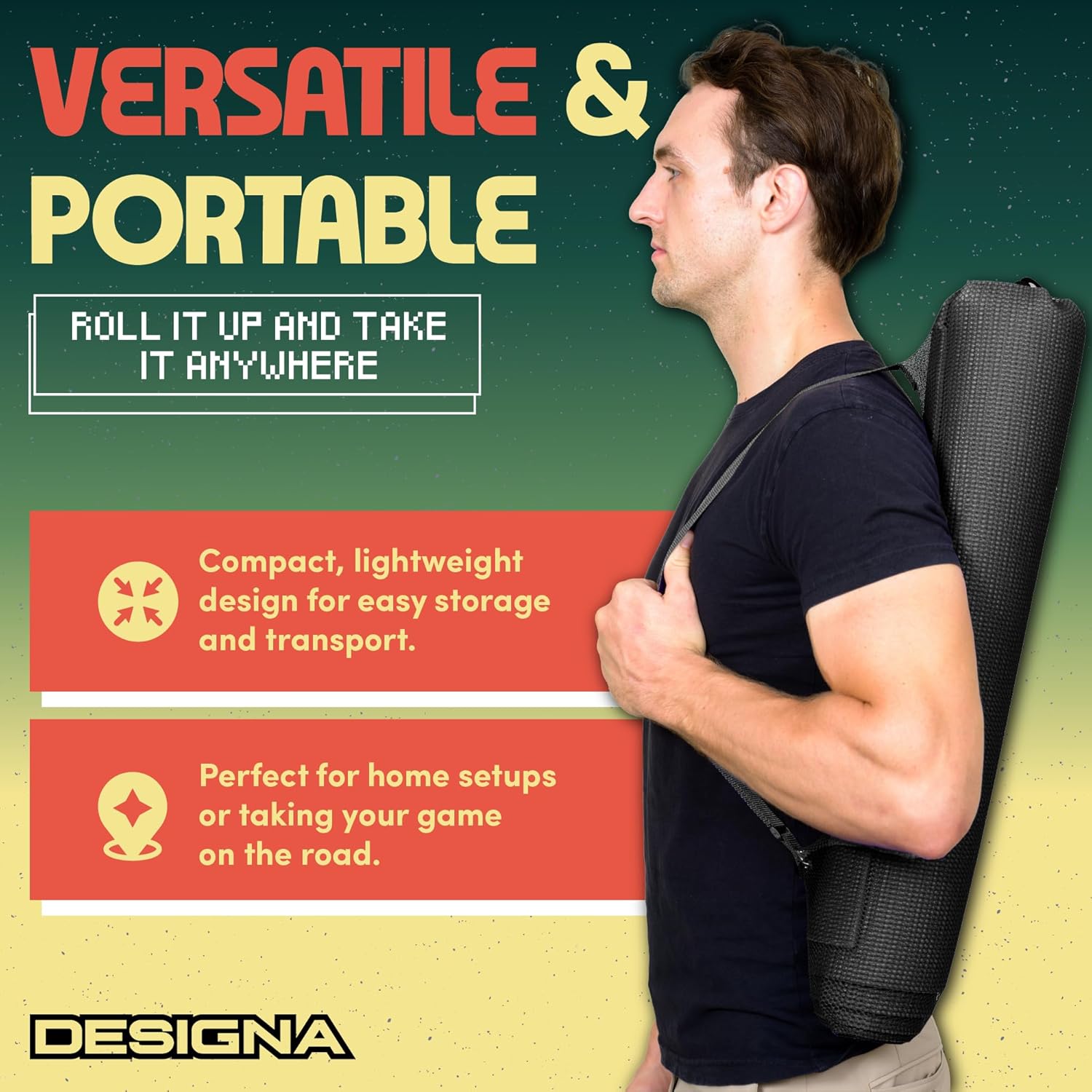 | Non-Slip Carpet Dart Mat with Double Top Design & Throw Lines | 290cm x 60cm