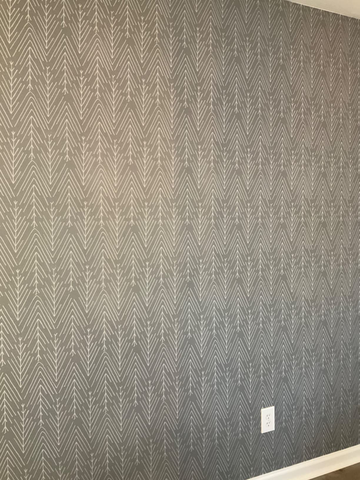 9/mo Finance RoomMates RMK11674WP Charcoal Gray Twig Hygge