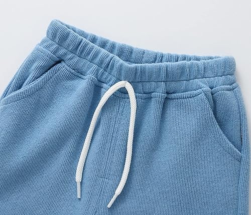 Miniatura 4 de Pantalones deportivos para bebés y niños pequeños, ropa para niños, color liso, pantalones deportivos con cintura elástica, pantalones deportivos