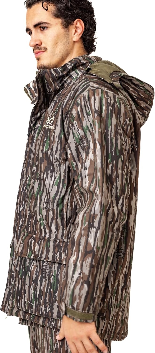 Realtree Men's Camo Hunting Insulated Cold Weather Parka Jacket - Water-resistant, Mid-weight and Super Warm - Image 2