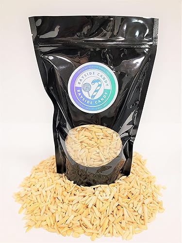 Miniatura 4 de Bayside Candy Almendras (crudas, rebanadas, plateadas, escaldadas, asadas, saladas) (1 libra, 2 libras, 3 libras) (almendras crudas de caramelo de