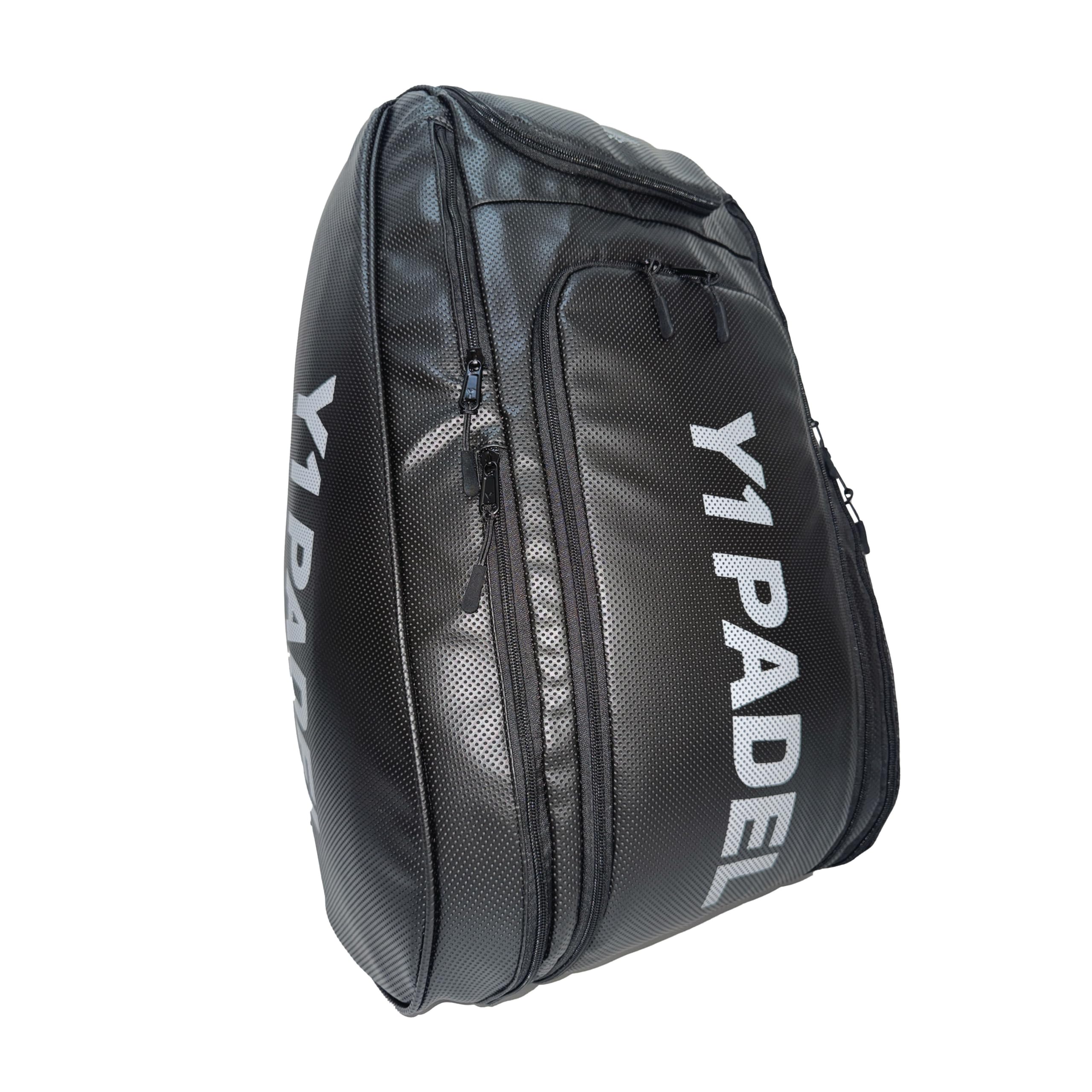 Y Y1 Premium Padel Bag – Borsa in pelle PU con scomparto termico per racchette, sezione scarpe ventilata, multi-scomparto per attrezzature, abbigliamento e accessori