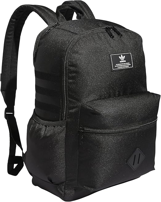 adidas Originals National 3.0 Backpack, Black/White, One Size