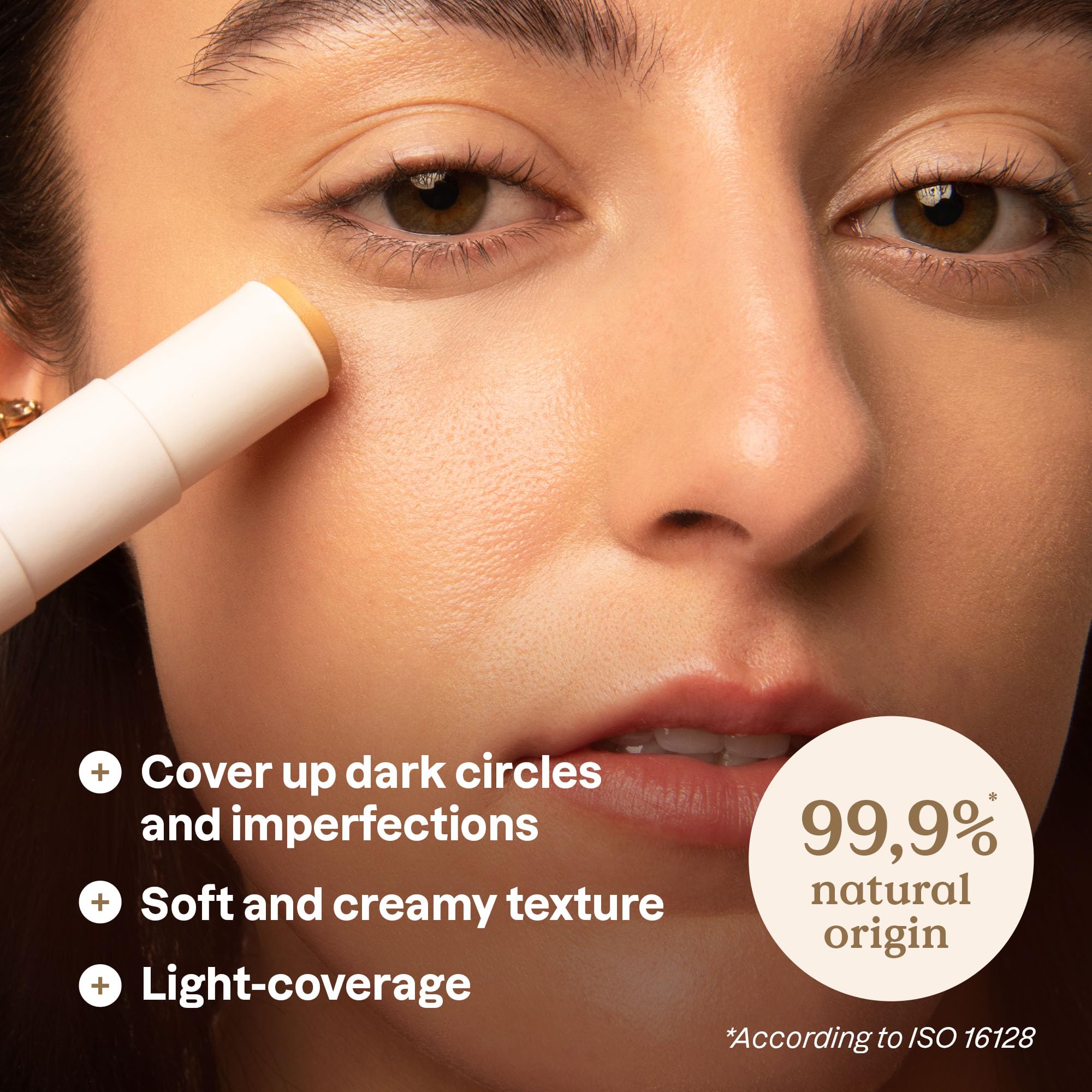 ATTITUDE Oceanly Plastic-Free Light Coverage Under Eye Concealer Stick, Titanium Dioxide-Free, EWG Verified, Vegan Makeup - Image 2