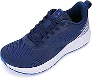 BRONAX Men's Wide Cushioned Supportive Road Running Shoes | Wide Toe Box | Rubber Outsole
