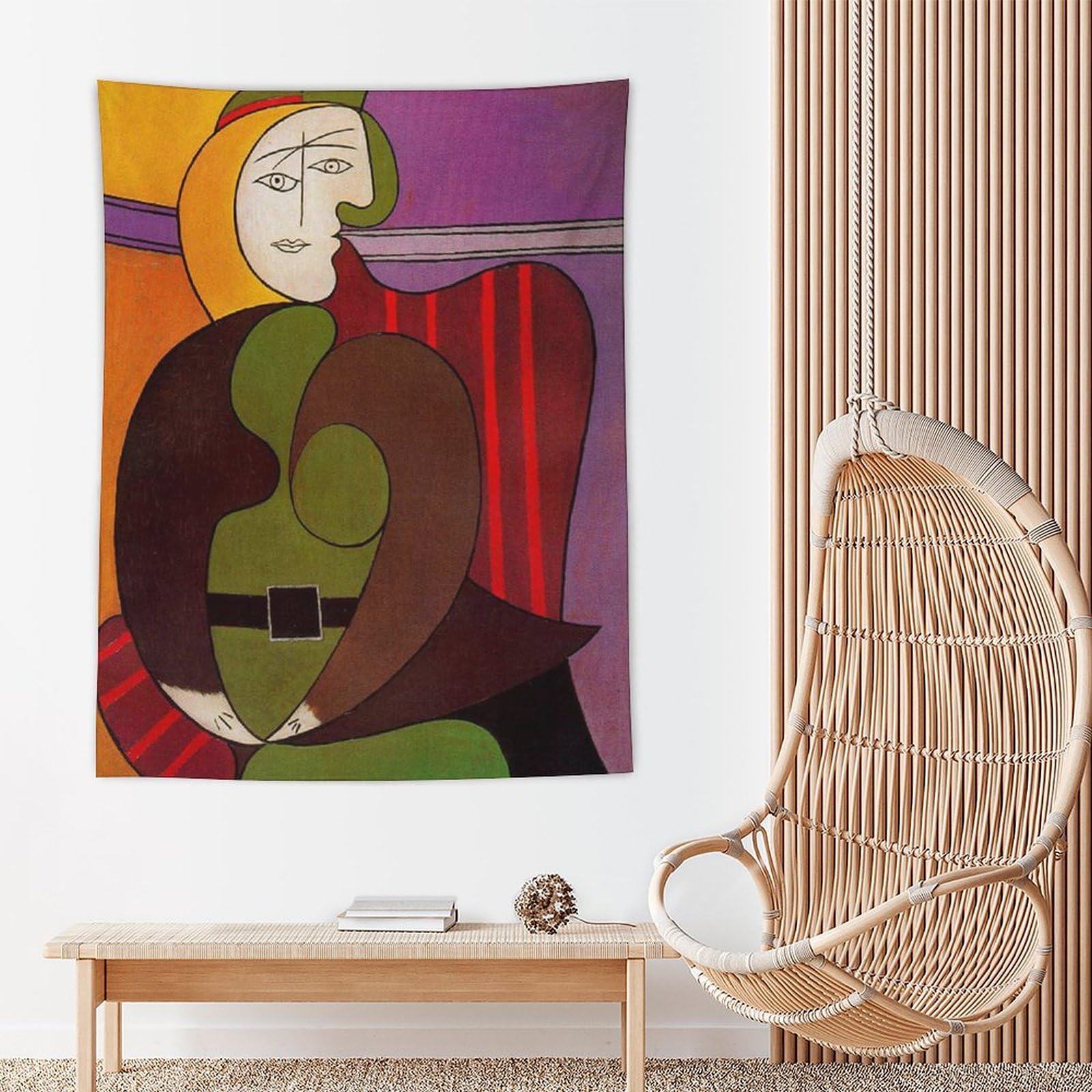 Amazon.co.jp: Pablo Picassoパブロ・ピカソ アート タペストリー赤い 