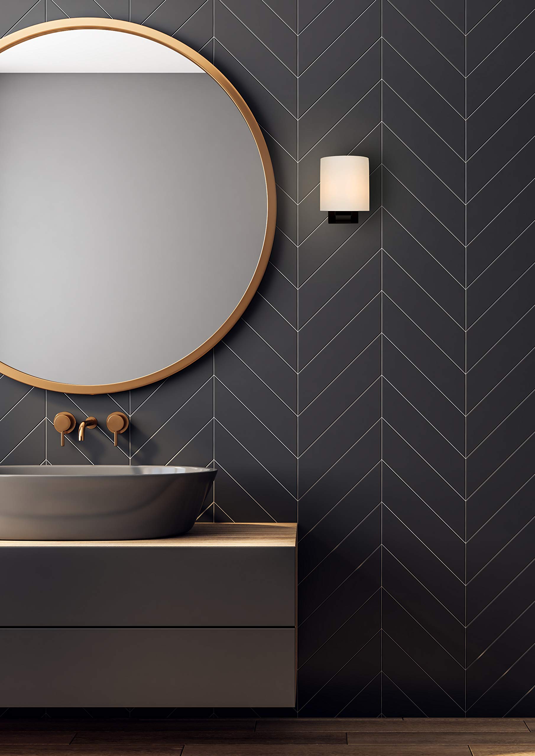 LUCIDE JELTE Applique murale Salle de bains 1xG9 IP44 Noir