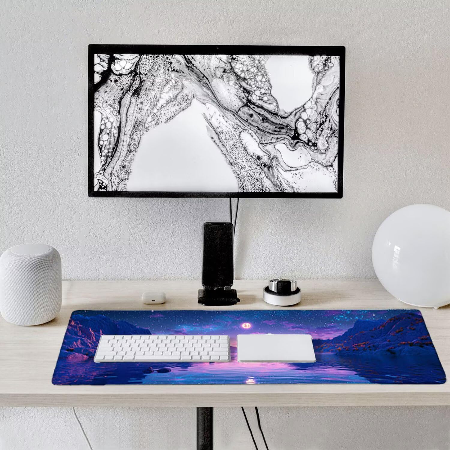 Podkładka pod mysz do gier, 1400 x 600 mm XXL Podkładka pod mysz do gier, duża, antypoślizgowa wodoodporna, rozszerzona długa podkładka pod mysz do klawiatury XXL, akcesoria biurowe, do gier