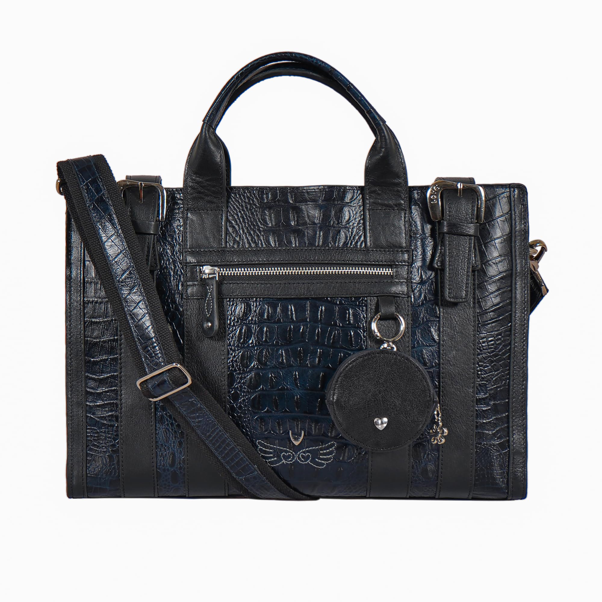 hidesign Women's Western (Midnight Blue Black)-picture-31