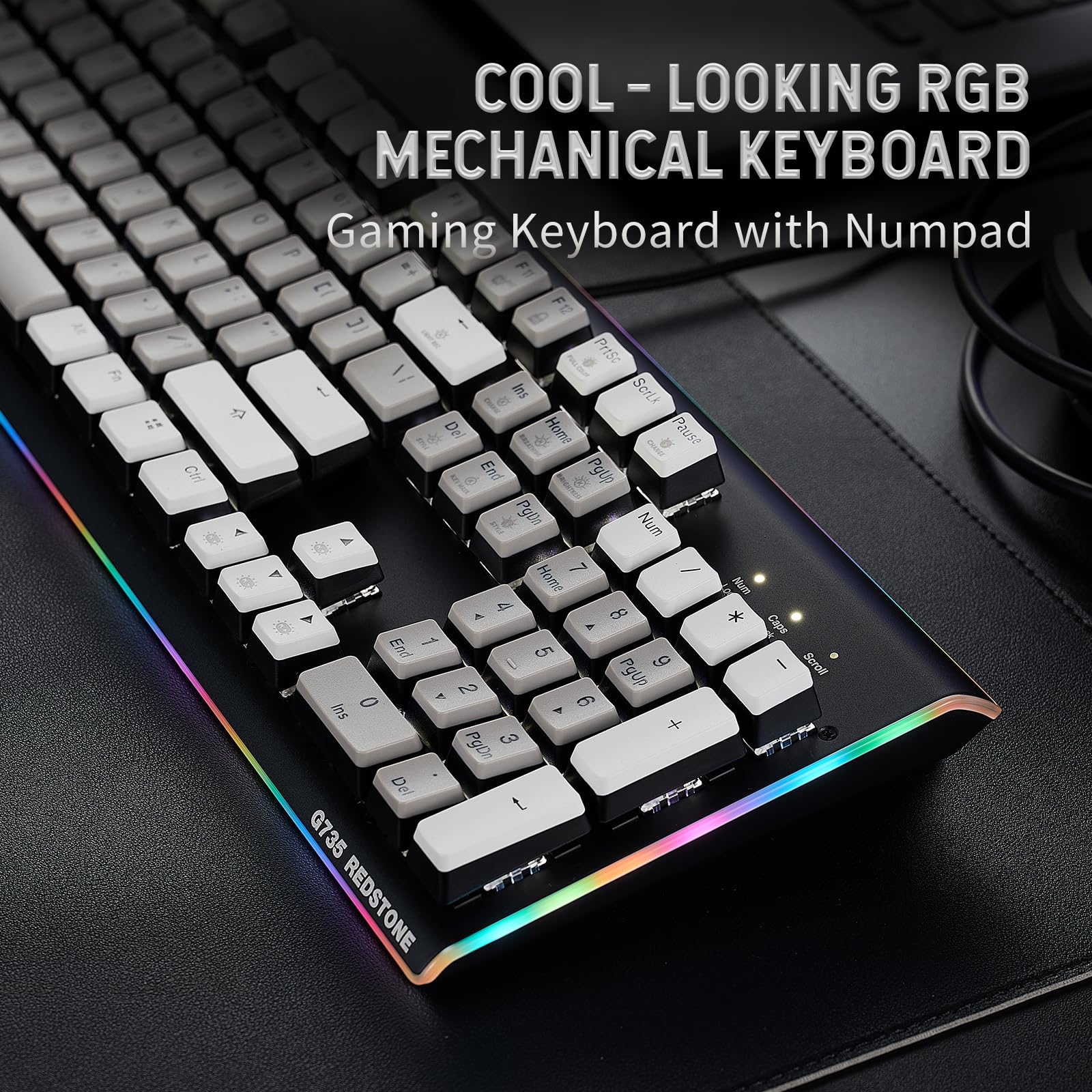 Amazon.com: Hexgears GK735 Wired Full Size Mechanical Keyboard