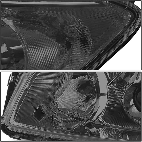 Miniatura 7 de Auto Dynasty Par de faros delanteros con diseño de esquina ámbar ahumada, estilo OE para faros delanteros compatibles con Rav4 XA30 09-12