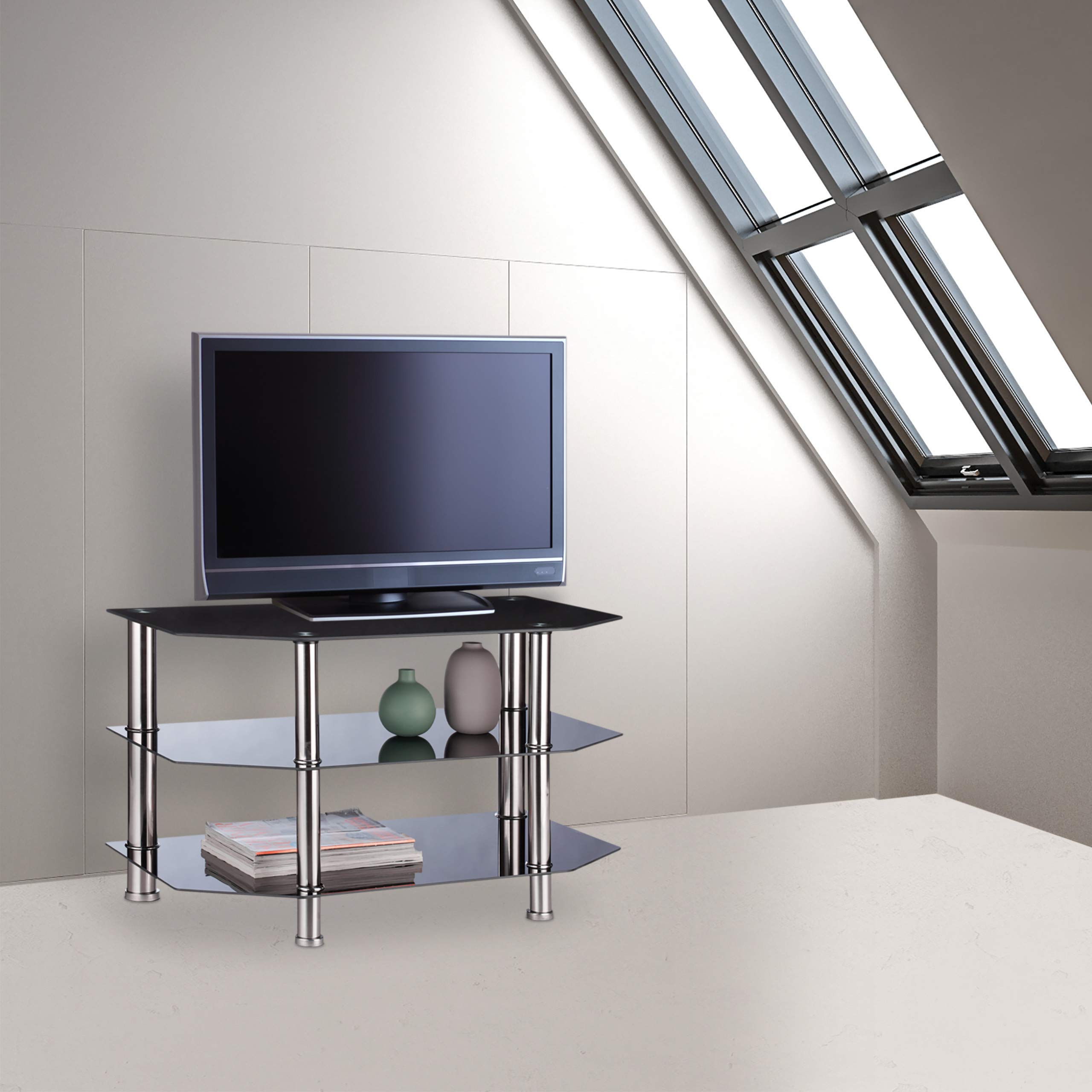 ARMADIOTV Relaxdays 3 Scellette Tempered Glass - Dettaglio