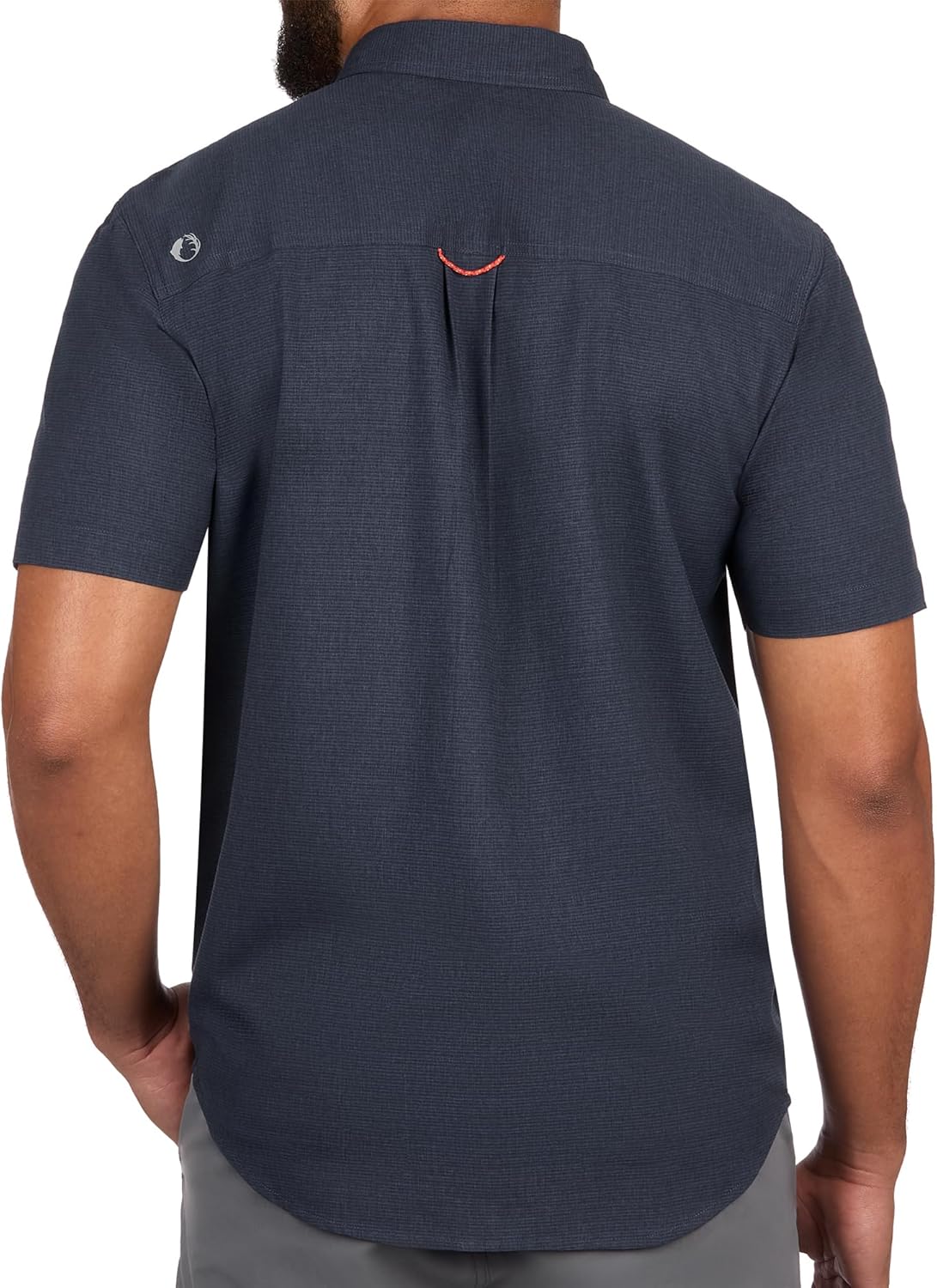 The American Outdoorsman Mens Short Sleeve Heather Stripe Shirt - Quick-Dry Sun Protection Fishing Shirt for Men - Image 4