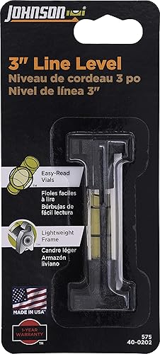 Miniatura 9 de Johnson Level  Tool 595 - Nivel de línea de fundición estructural 3 pulgadas kit de 1 nivel