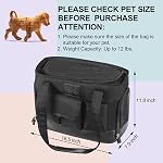 Cat Carrier, porte-chien, porte animal, pliable Waterproof Premium PU En cuir Oxford Cloth Dog Purse, Portable Bag Carrier pour Petit à Medium Chat et Petit Chien, Airline approuvé Soft-Sided Carrier