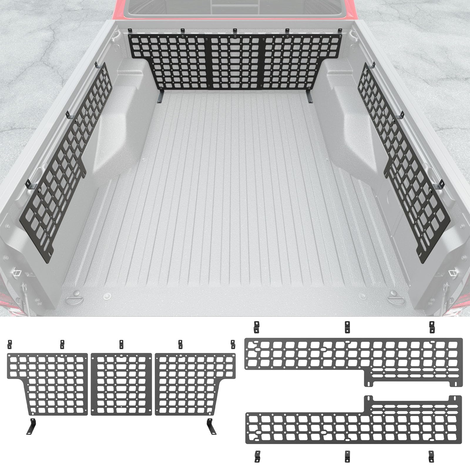5FT Bed Molle Panel Compatible with 05-23 Tacoma