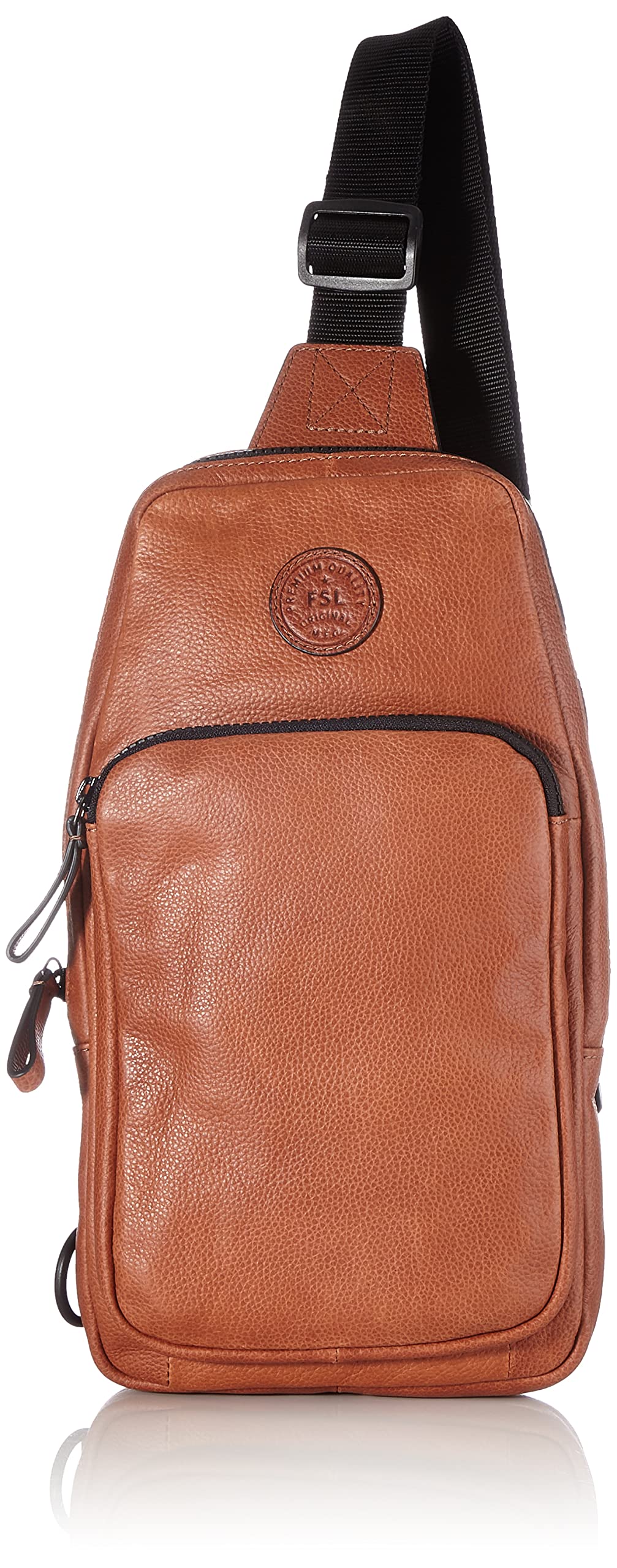 Fossil Sac à bandoulière Fossil Sport en cuir pour hommes 18,19 cm L x 3,81 cm L x 34,29 cm H