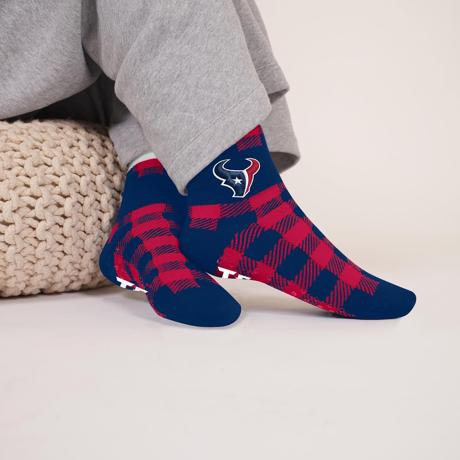 For Bare Feet NFL Unisex Cozy Buff Cabin Sock Nfl